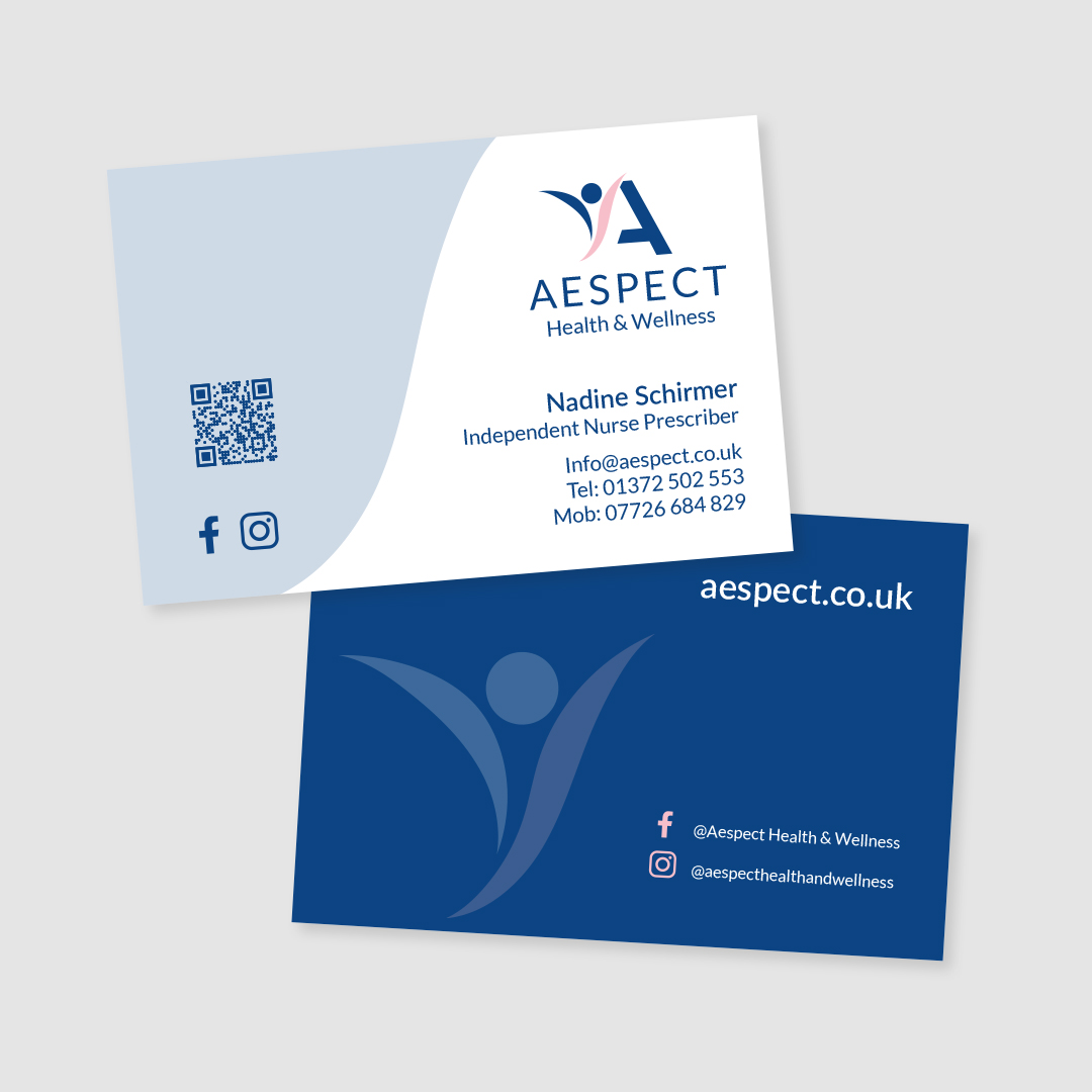 Aespect Health and Wellness business card